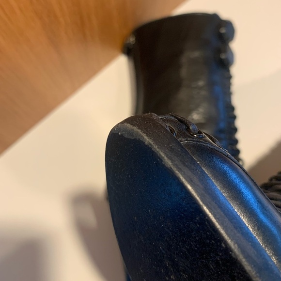 GIVENCHY Authentic Corset Lace Up Black Soft Leather Stiletto Boots - Picture 13 of 16